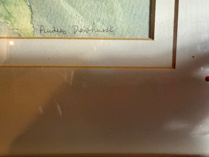 Watercolour Painting of Pink Roses, Signed By The Artist, - 2