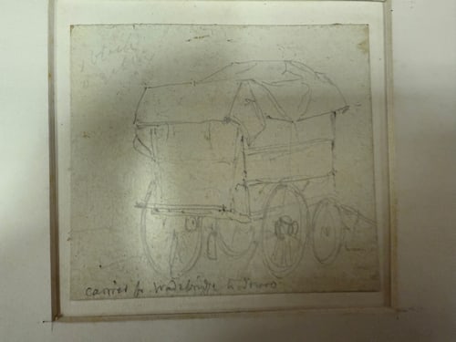 Original, Drawing, Rare, Hand Signed and dated, - 2