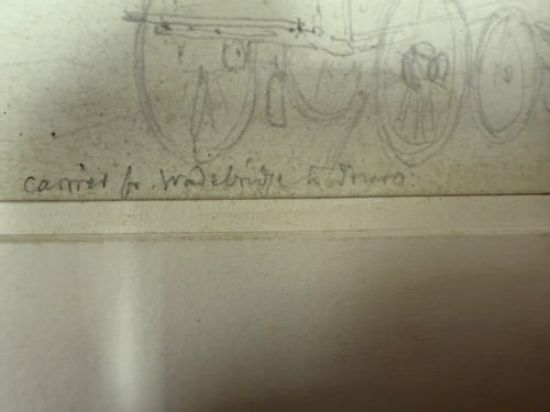 Original, Drawing, Rare, Hand Signed and dated, - 3