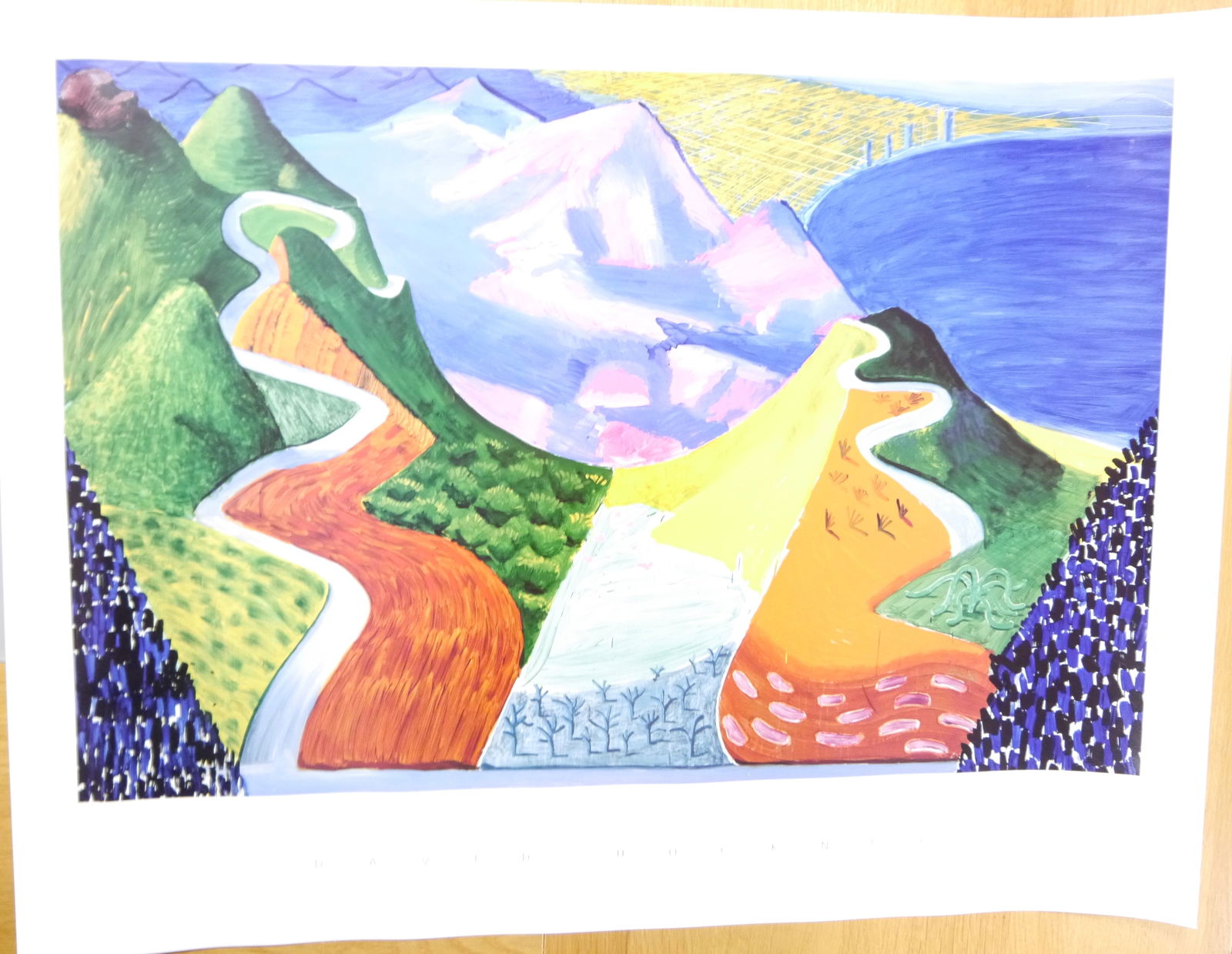 David Hockney- Offset Lithographic Poster (1 of 3)