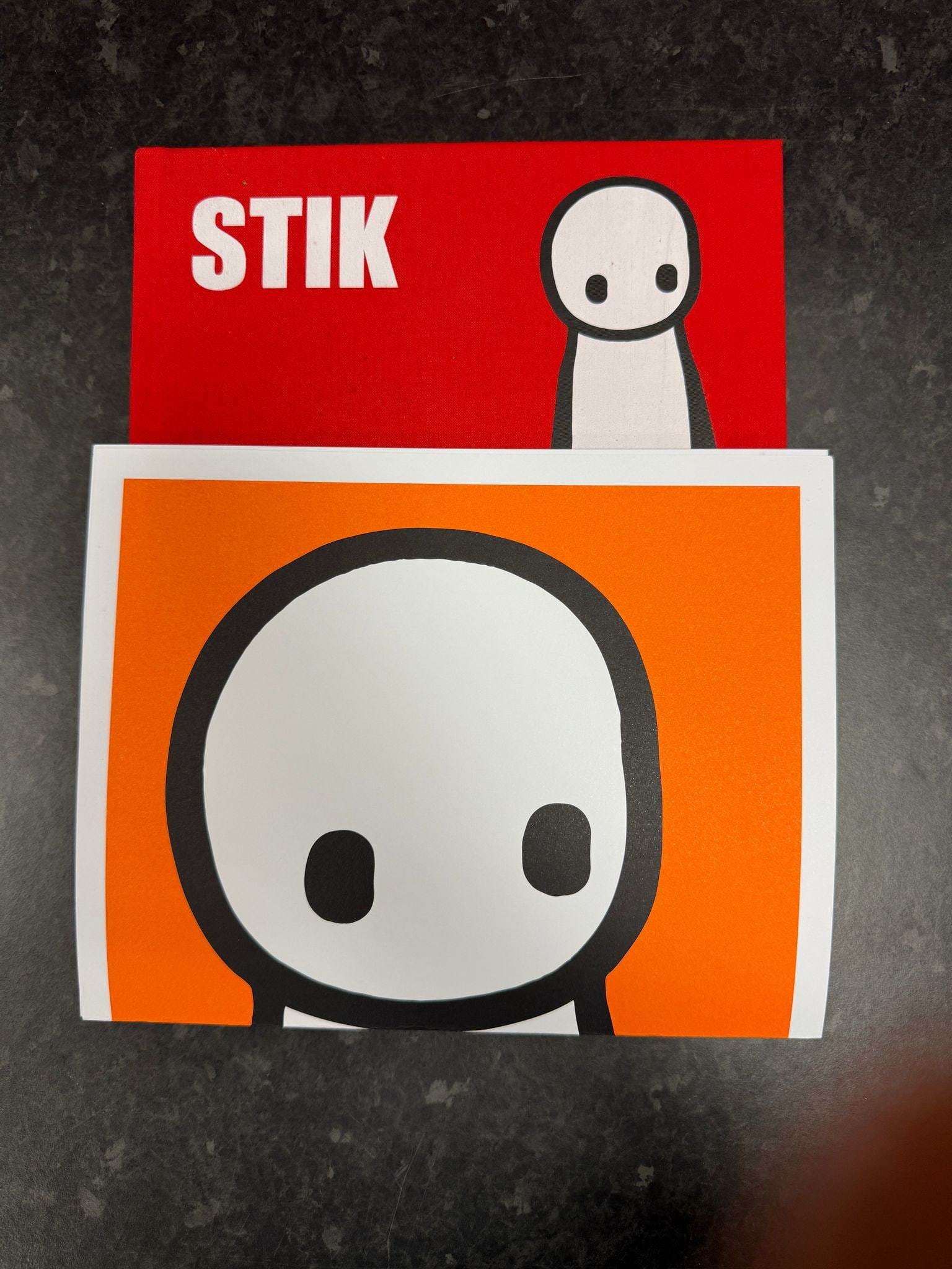 Stik, Sigend, Poster and Book, - 2
