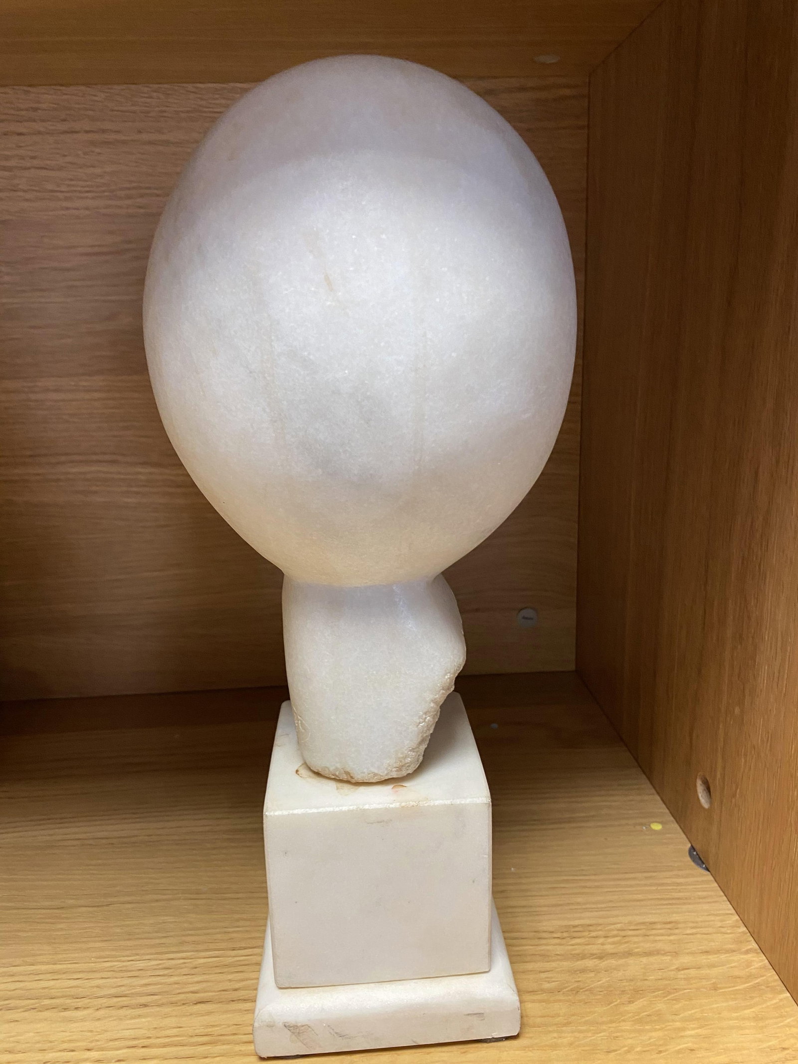 Constantin Brancusi (1876/1957), Marble Head Art Sculpture Signed And Dated 1939 - 3