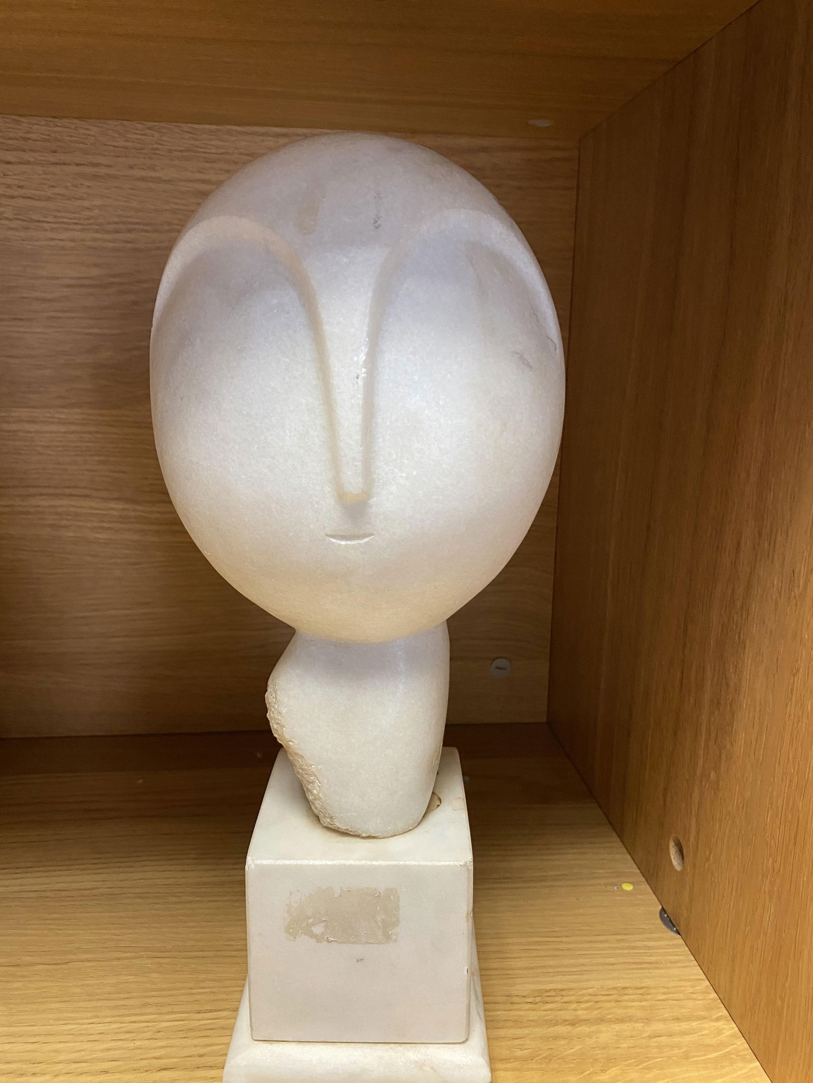 Constantin Brancusi (1876/1957), Marble Head Art Sculpture Signed And Dated 1939 - 7
