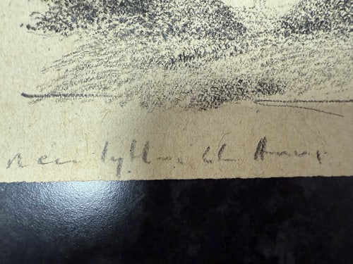 L.S.Lowry, Original, Drawing, Rare, Hand Signed and dated, - 6