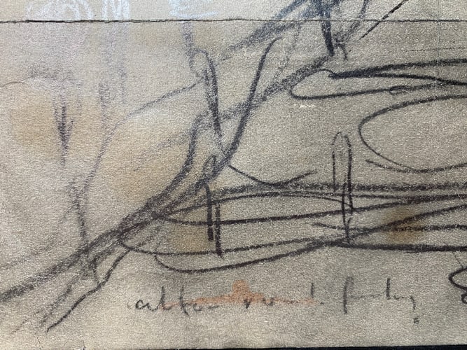 Laurence Stephen Lowry, 1957, Original, Drawing, Hand Signed, - 3