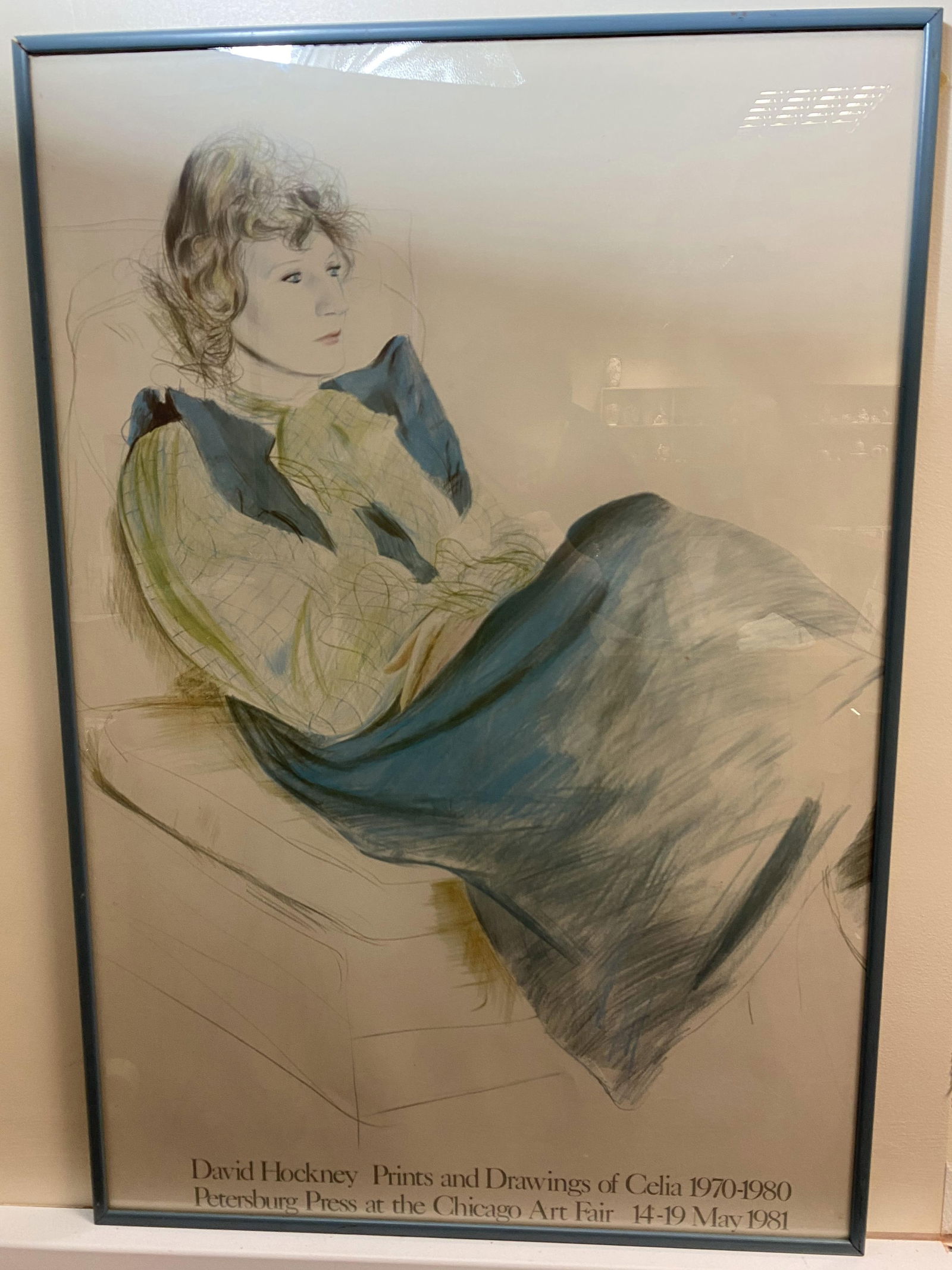 David Hockney, Ceila 1981 Original Poster, - 2