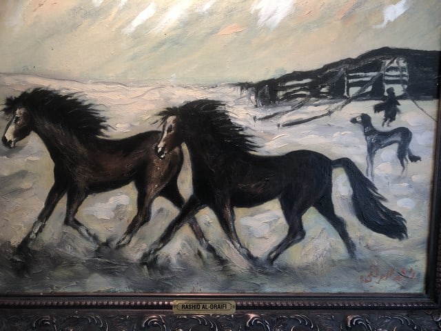 Rashid Al Oraifi, Original, Oil Painting, Signed and Dated - 9