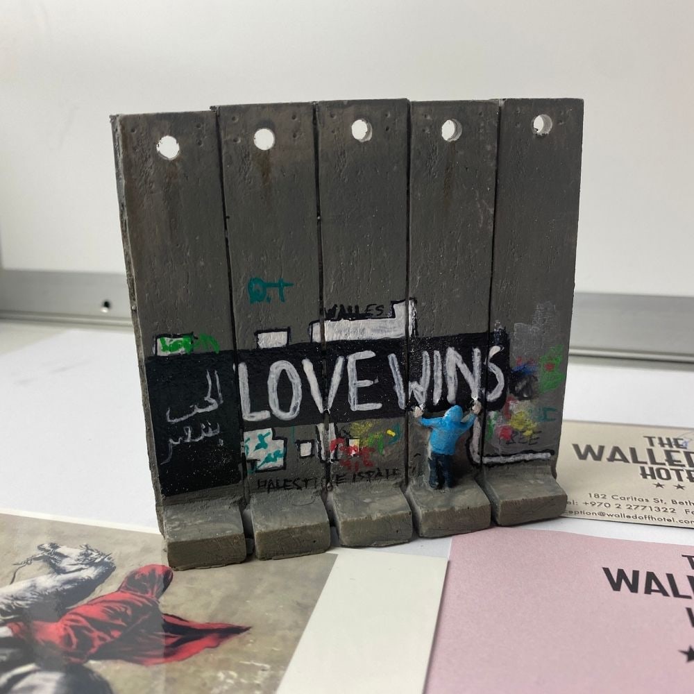 BANKSY. THE WALLED OFF HOTEL- WALL SECTION ART - 4