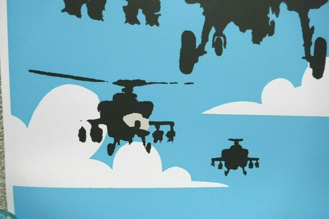 Banksy, "Happy Choppers", Limited Edition Stamped & Sealed - 3
