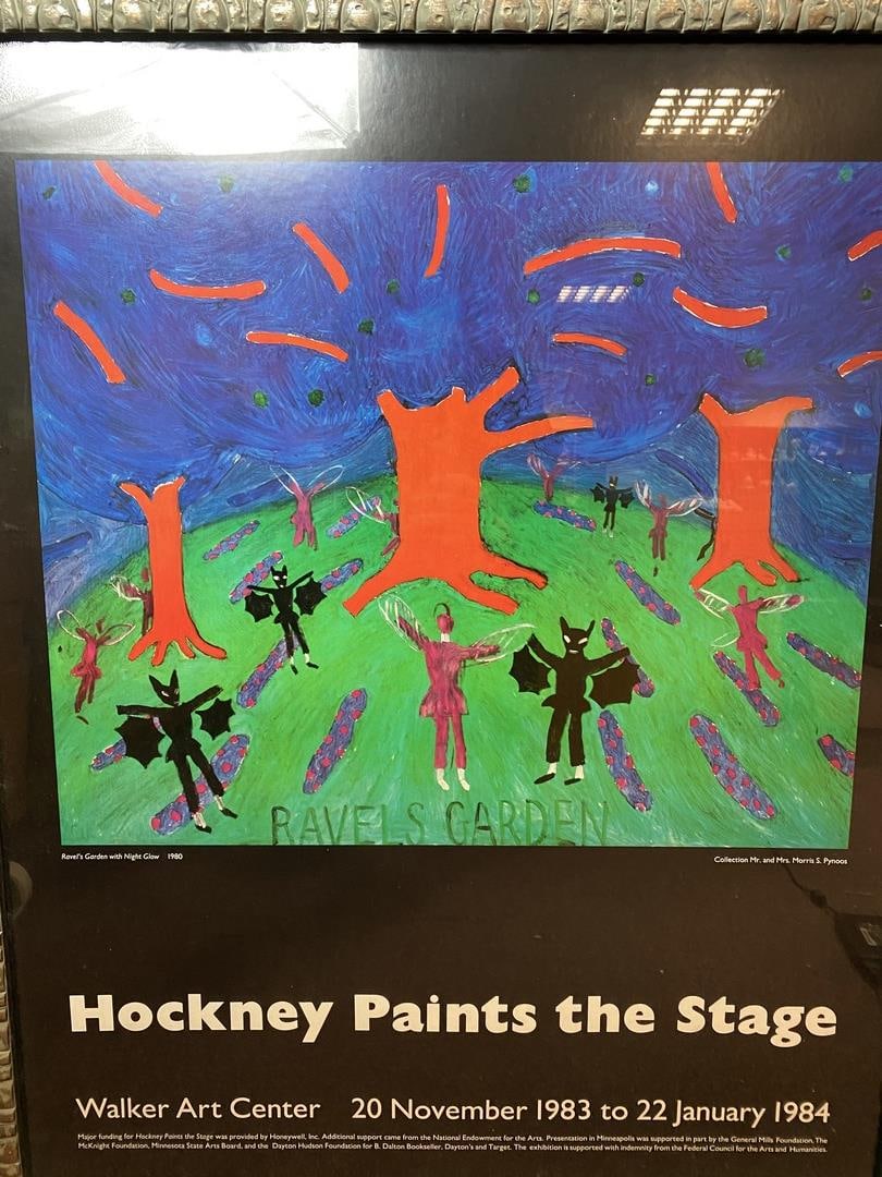 David Hockney, Hockney Paints The Stage 1984, Original Poster, - 2