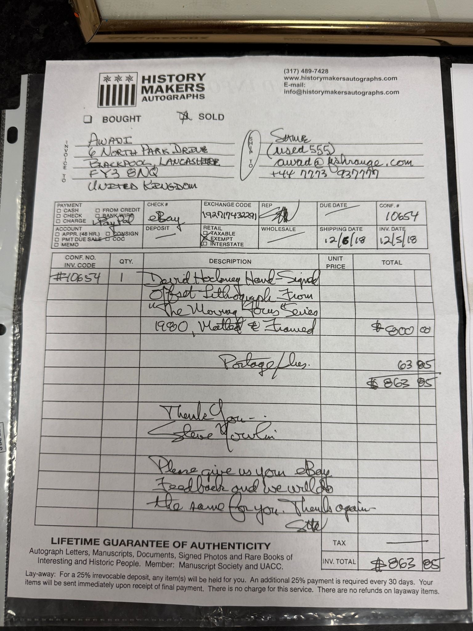 David Hockney 4 Friends, Original, Singed, COA, - 15