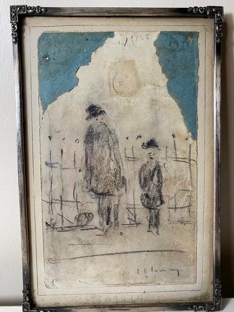 Lowry, 1958, Original, Drawing, Hand Signed,: Laurence Stephen Lowry, 1958, Lost Art Collections. L.S.Lowry “Lost Treasure” Part of the history of the artists Lowry As most of you know that full Provenance is