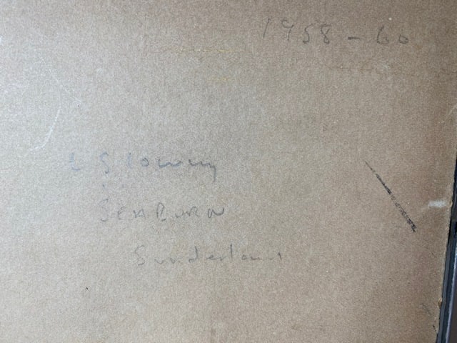 Lowry, 1958, Original, Drawing, Hand Signed, - 6