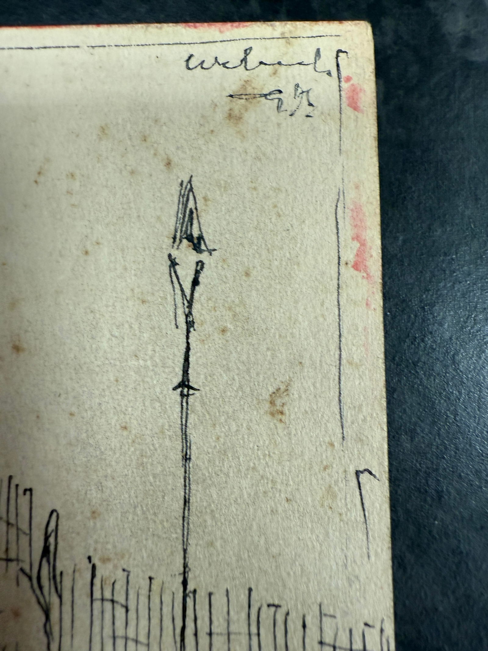 Lowry, 1950, Original, Drawing, Hand Signed, - 4