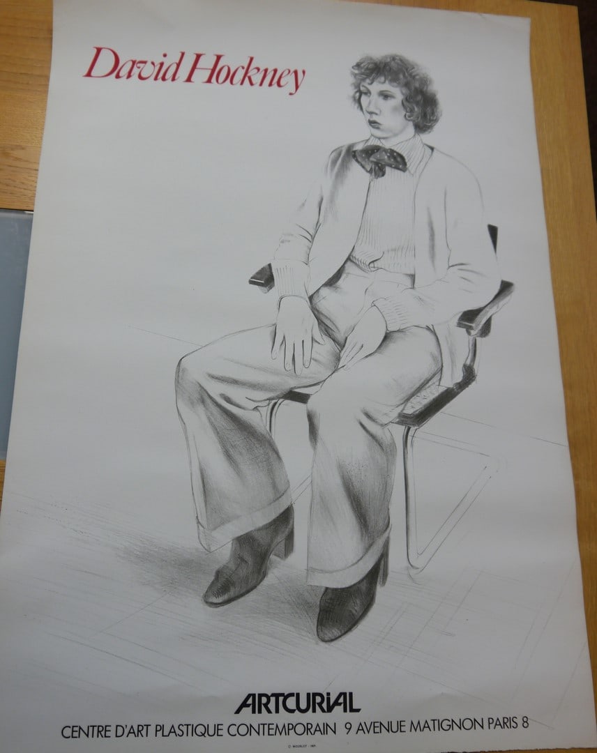 DAVID HOCKNEY, ARTCURIAL EXHIBITION POSTER, 1973, (1 of 5)