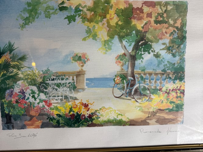 Drawing Print, Signed, - 8