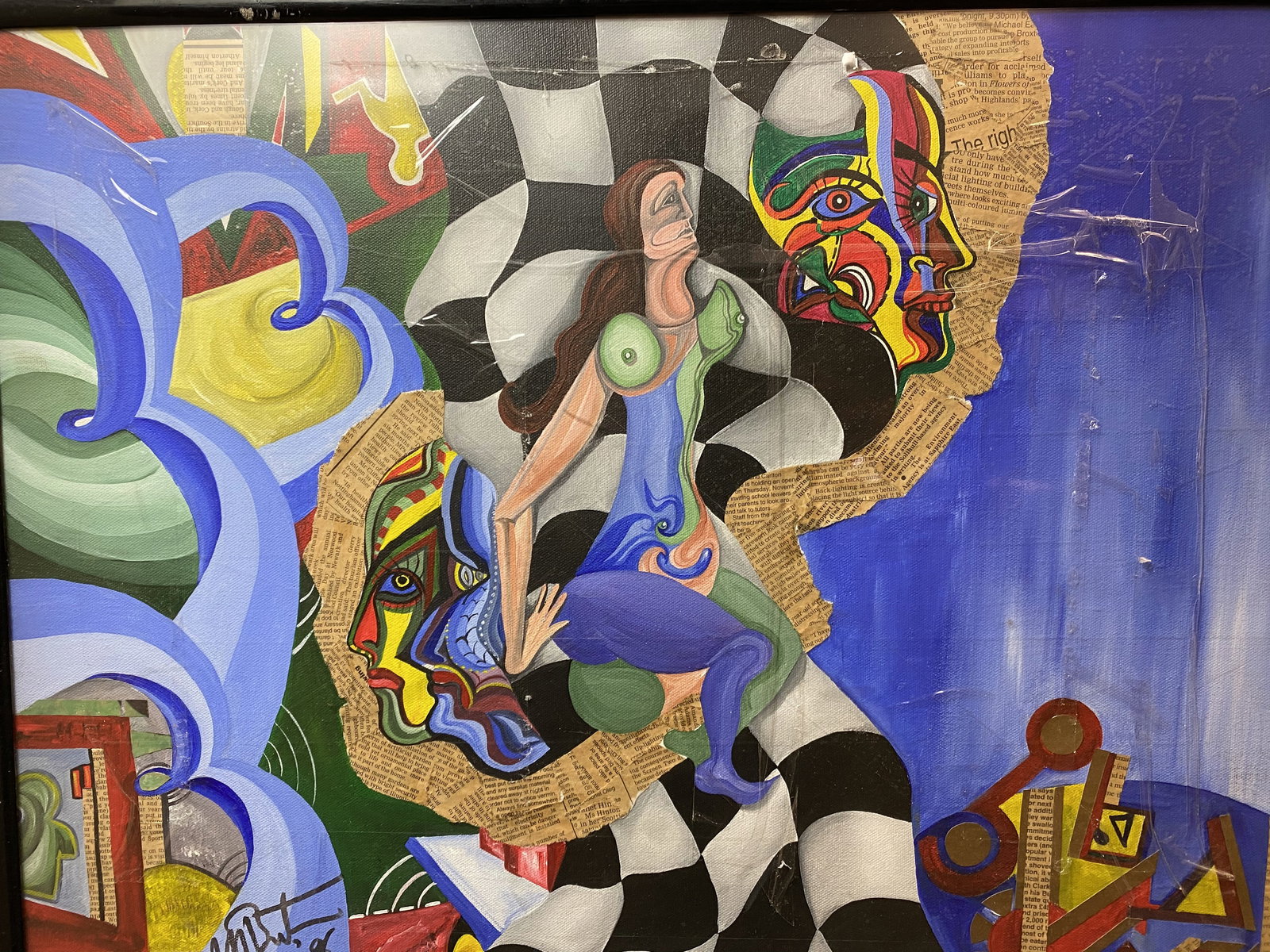 Original Oil Painting On Canvas, Signed &Dated - 2