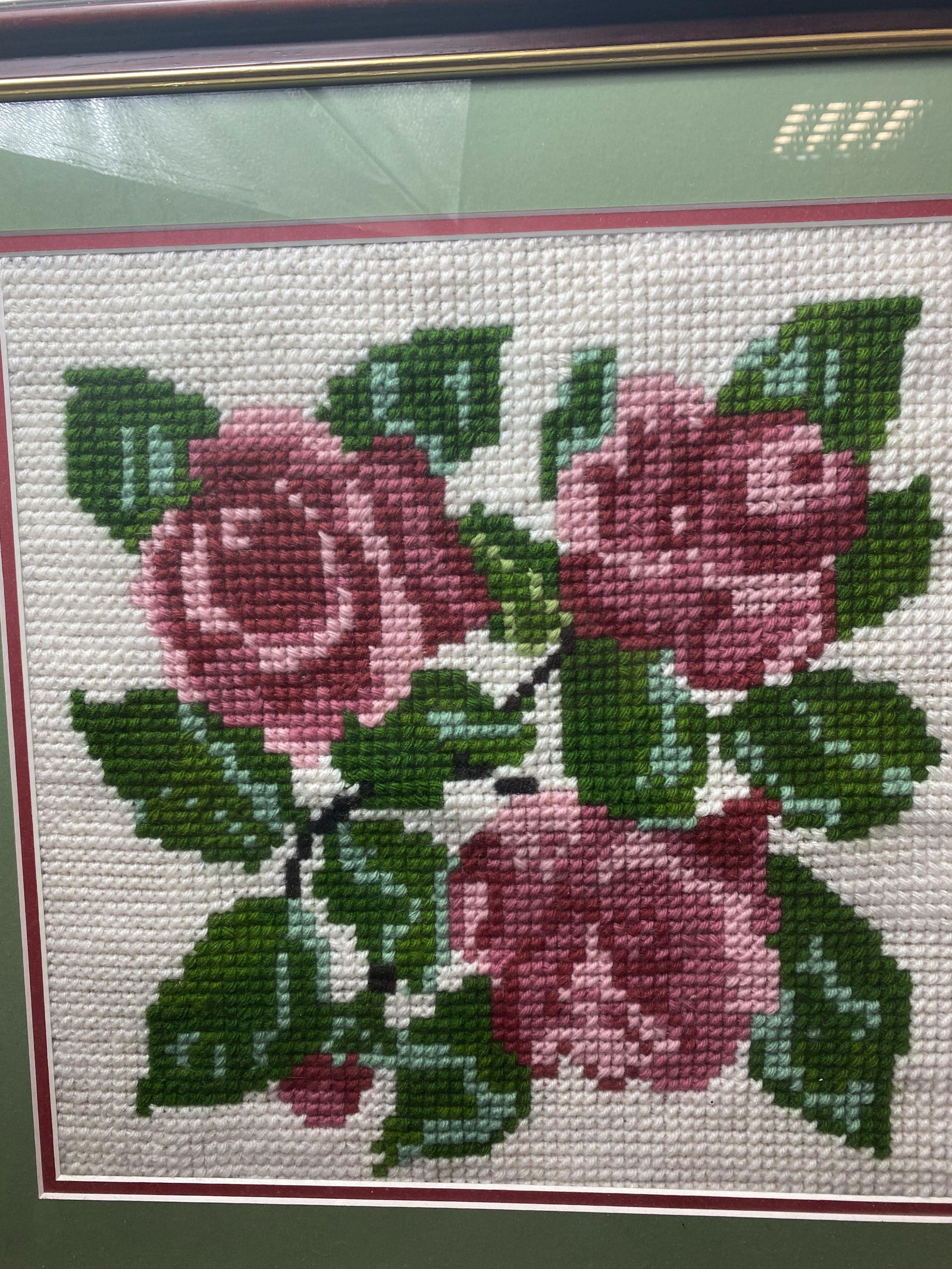 Unknown Artist, Roses Handmade Embroidery 2007 - 2