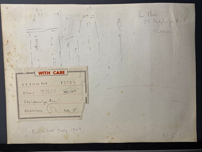 Laurence Stephen Lowry, 1961, Original, Drawing, Hand Signed, - 10