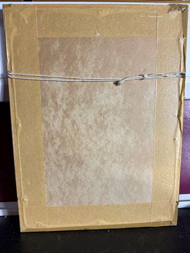 Watercolour, Vintage, Original, Signed, - 6