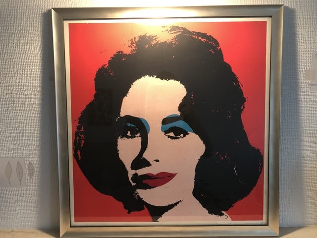 Andy Warhol, (In the manner of) Original Liz Taylor Signed, Dealer Seal & Stamps. (1 of 9)