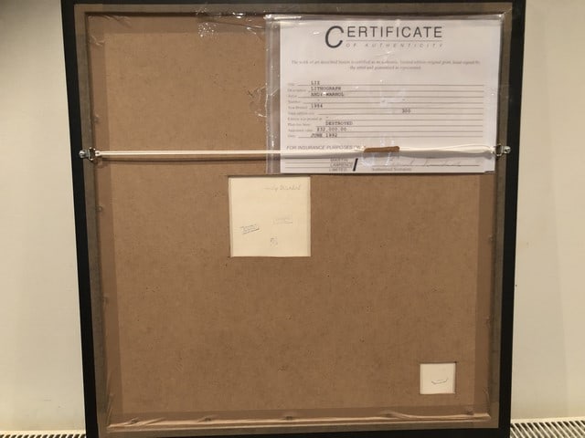 Andy Warhol, (In the manner of) Original Liz Taylor Signed, Dealer Seal & Stamps. - 7