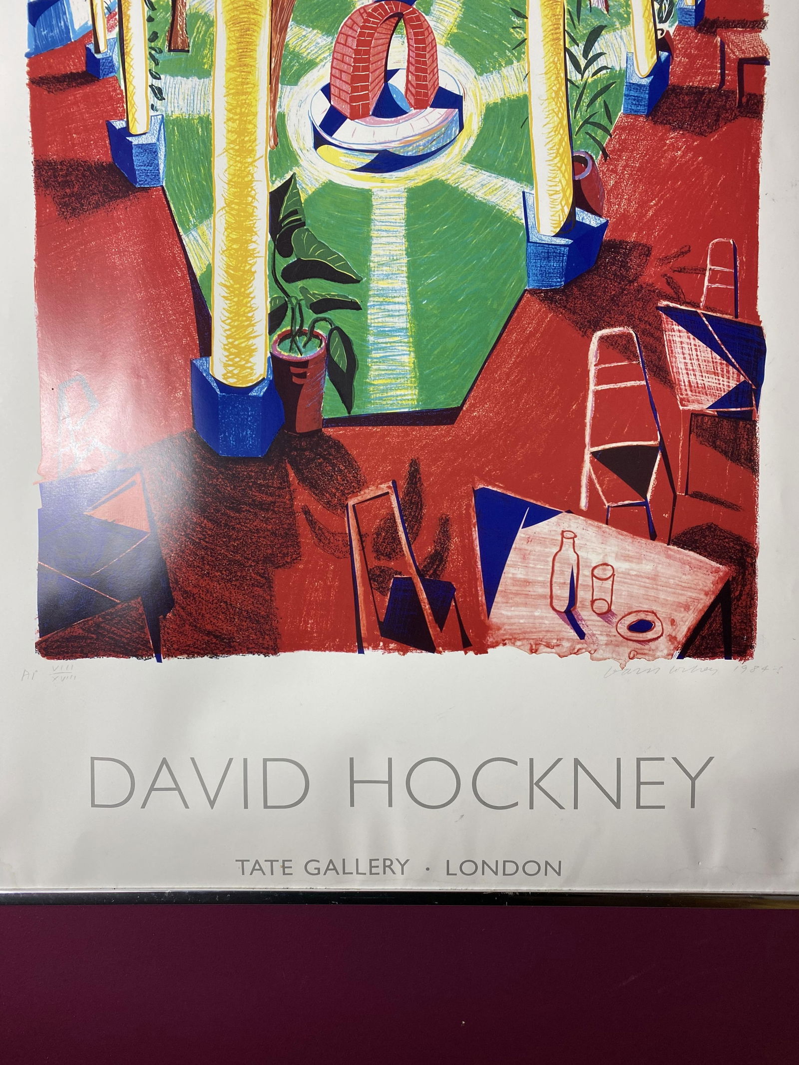 David Hockney 1986 Original Poster, Signed & Numbered Artist Proof - 3