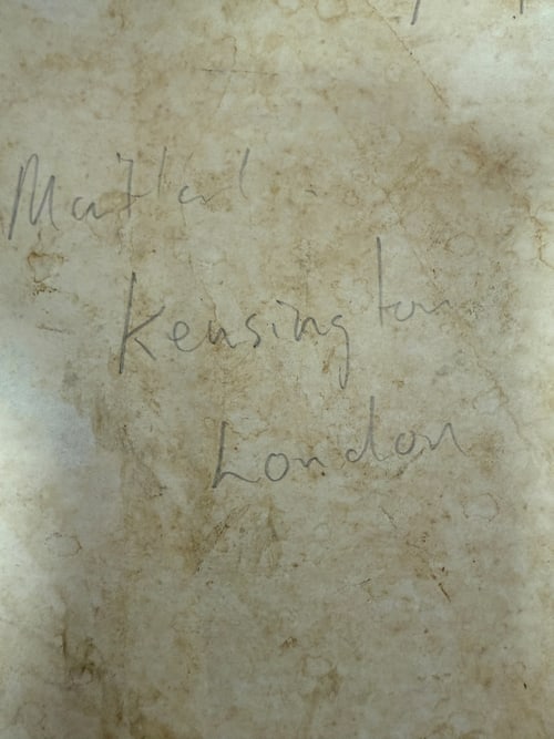 Original, Drawing, Rare, Hand Signed and dated, - 9