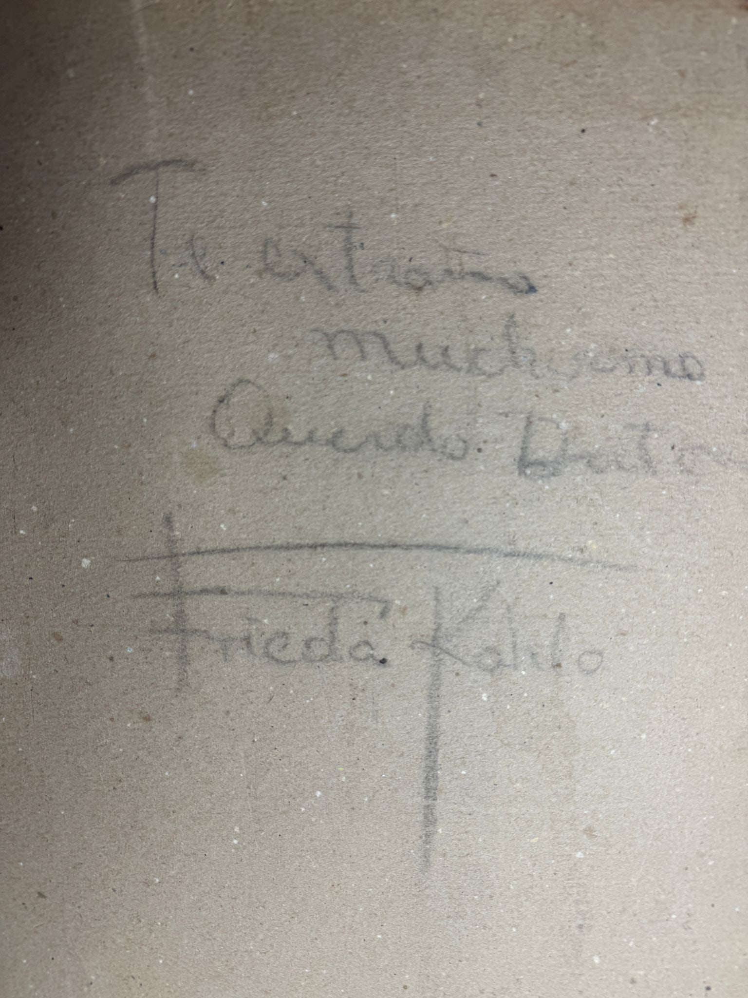 Frida Kahlo, (After) Original Oil Painting, Signed, - 7