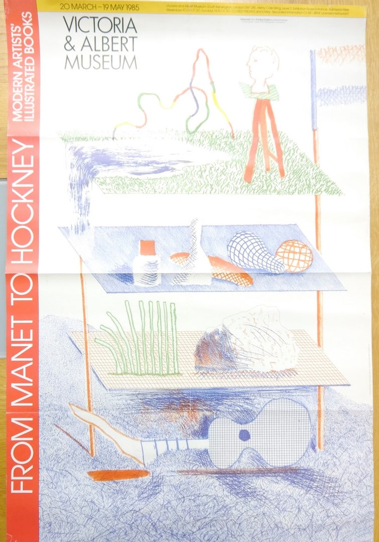 David Hockney FROM MANET TO HOCKNEY 1985 Offset Lithographic Poster: FROM MANET TO HOCKNEY1985Offset Lithographic PosterPaper: 76 x 51 cmArchive