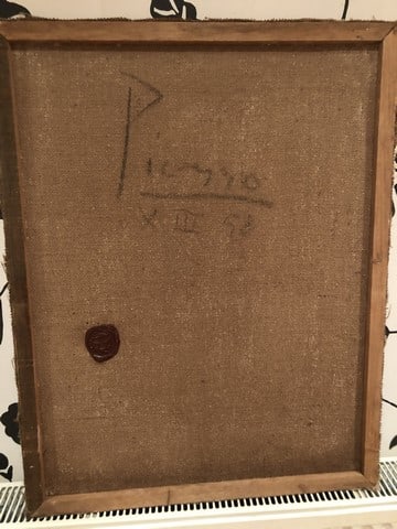 Picasso (In the manner of) Original, Oil Painting, Signed and Dated - 4