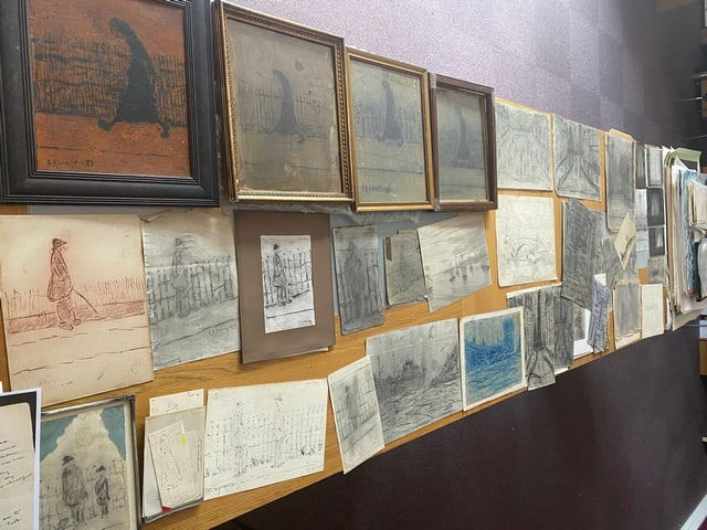 Lowry, “Lost Treasure”, Signed, Original, Drawing, Oil Pintings, Job Lot, - 3