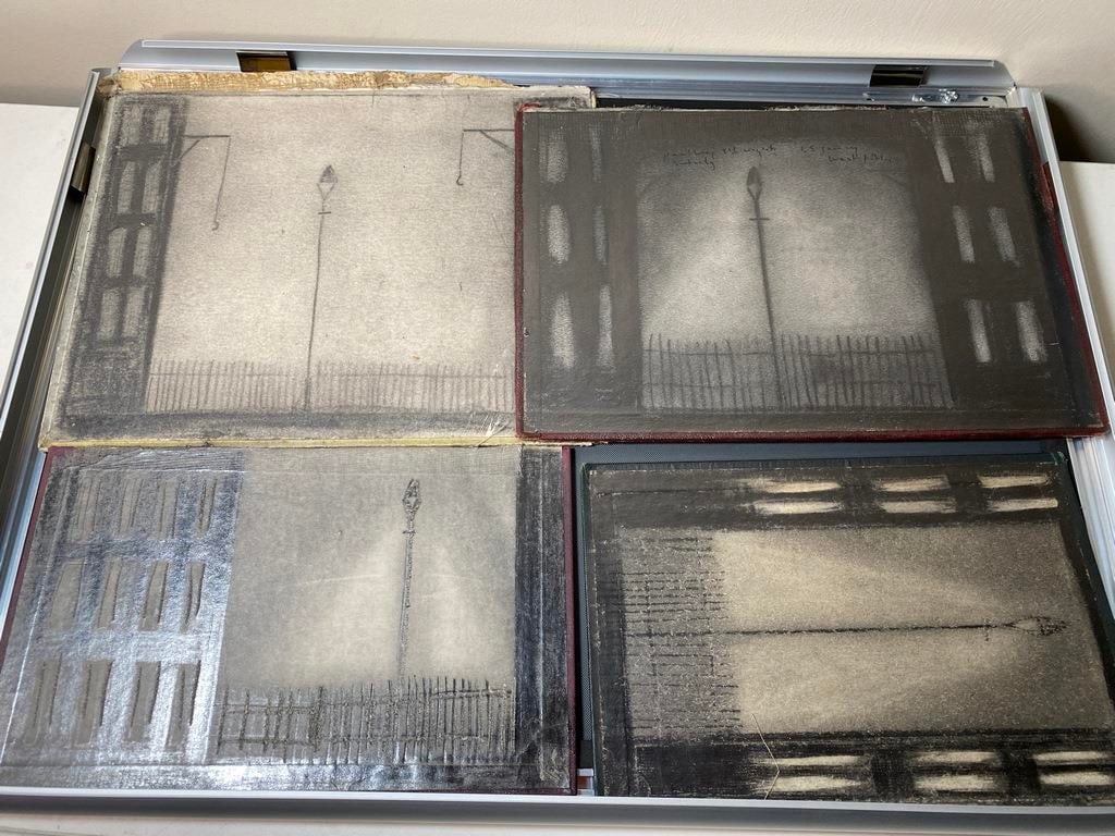 Lowry, “Lost Treasure”, Signed, Original, Drawing,: L.S.Lowry Lost Art Collections. “Lost Treasure” Part of the history of the artists Lowry Lost Art Collections. L.S.Lowry “Lost Treasure” Part of the history of the