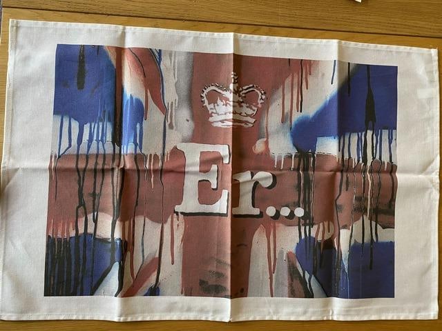 Banksy, 'Union Jack' tea towel 2012, Limited OF /1000 - 7