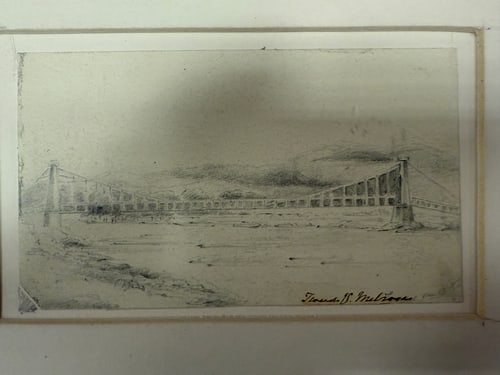 Original, Drawing, Rare, Hand Signed and dated, - 2