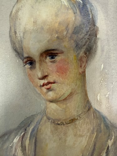 Charles. A. Sheahan (1864-1937) Original, Watercolor Drawing, Rare, Hand Signed, - 2