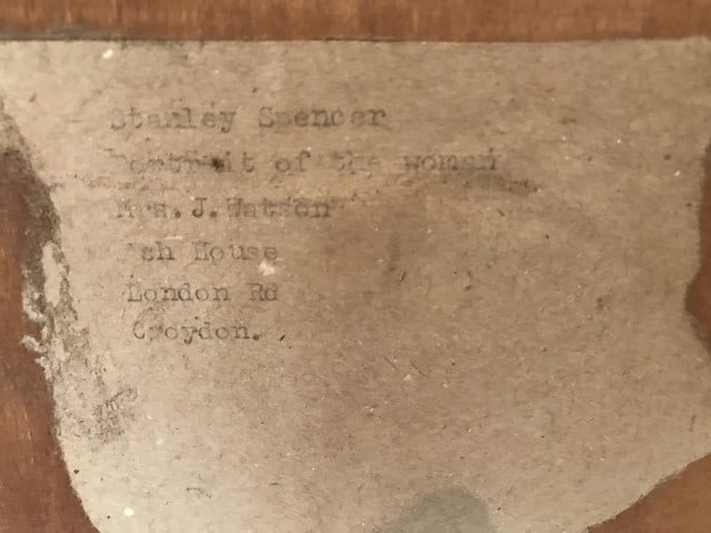 Sir Stanley Spencer, (Attributed) Original Oil Painting, - 7