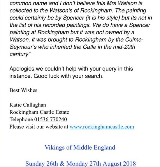 Sir Stanley Spencer, (Attributed) Original Oil Painting, - 8