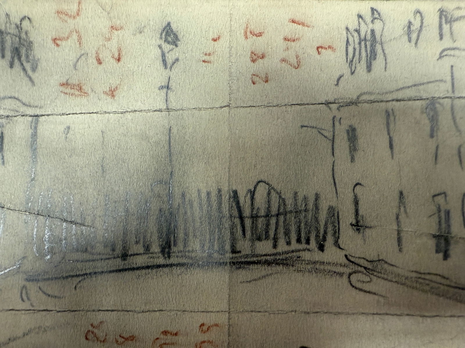 L.S.Lowry, Original, Drawing, Rare, Hand Signed and dated,1959 - 2