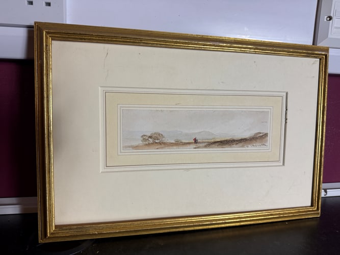 William Leighton Leitch, Original Watercolour, Signed, and Dated, 1844: William Leighton Leitch, Original Watercolour, Signed, and Dated, 1844