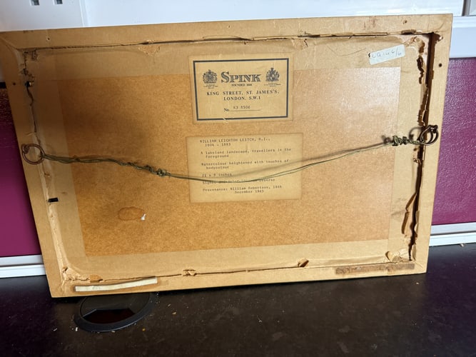 William Leighton Leitch, Original Watercolour, Signed, and Dated, 1844 - 6