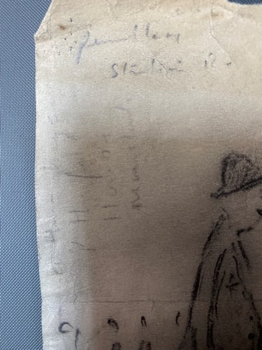 Lowry, 1956, Original, Drawing, Hand Signed, - 3