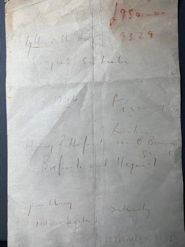 Lowry, 1956, Original, Drawing, Hand Signed, - 8