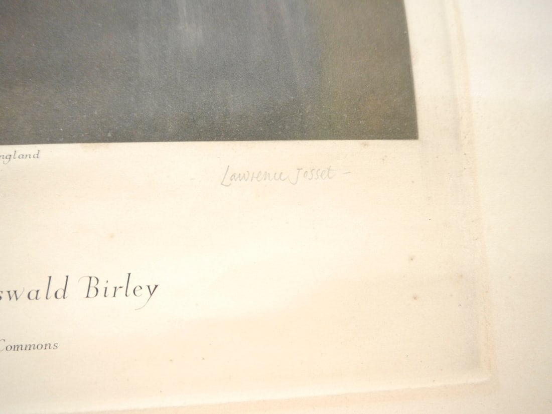 Winston Churchill- Signed in Pencil by the Engraver 'Lawrence Josset' - 4