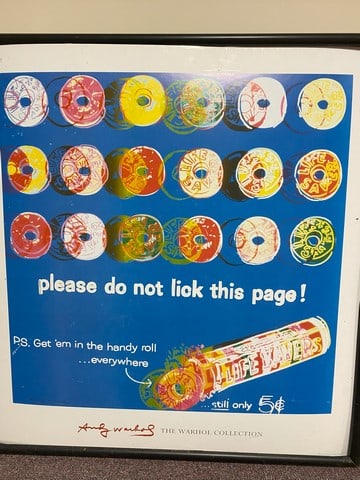 Andy Warhol Big Poster,: Andy Warhol big poster. Published by the McGaw Group 2003- size 38” x 38”