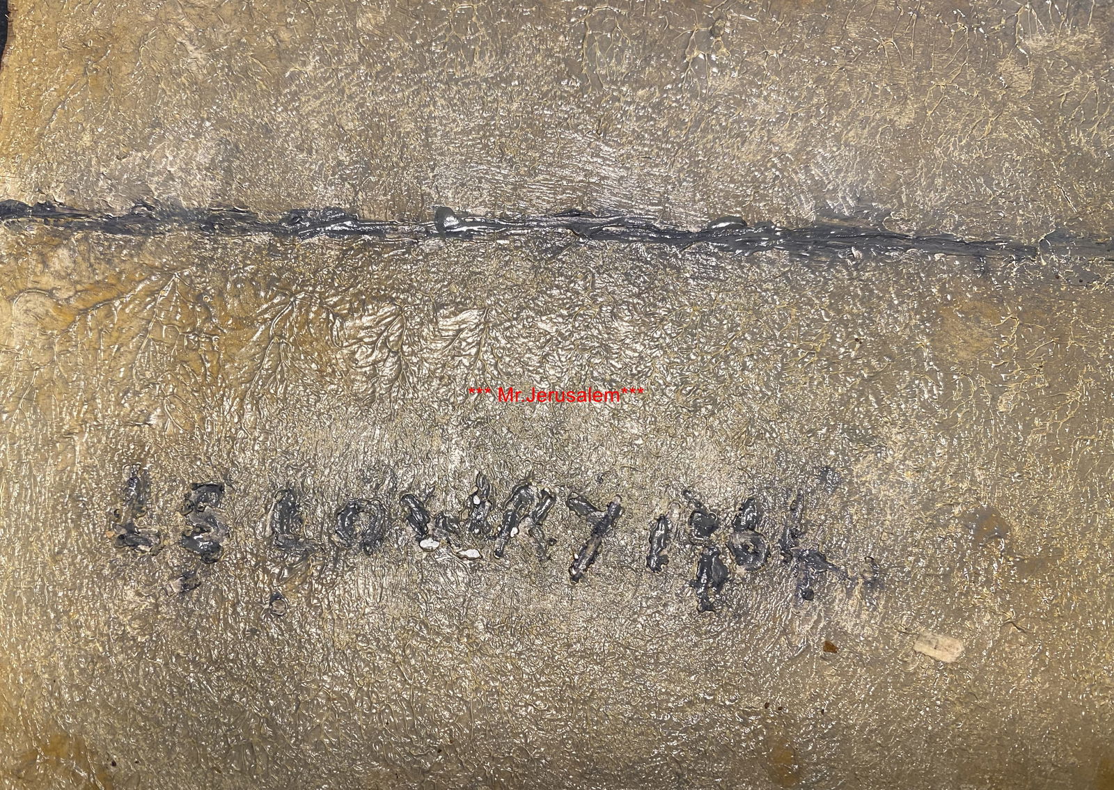 Lowry, 1963, Original, Oil Painting, Hand Signed, - 3