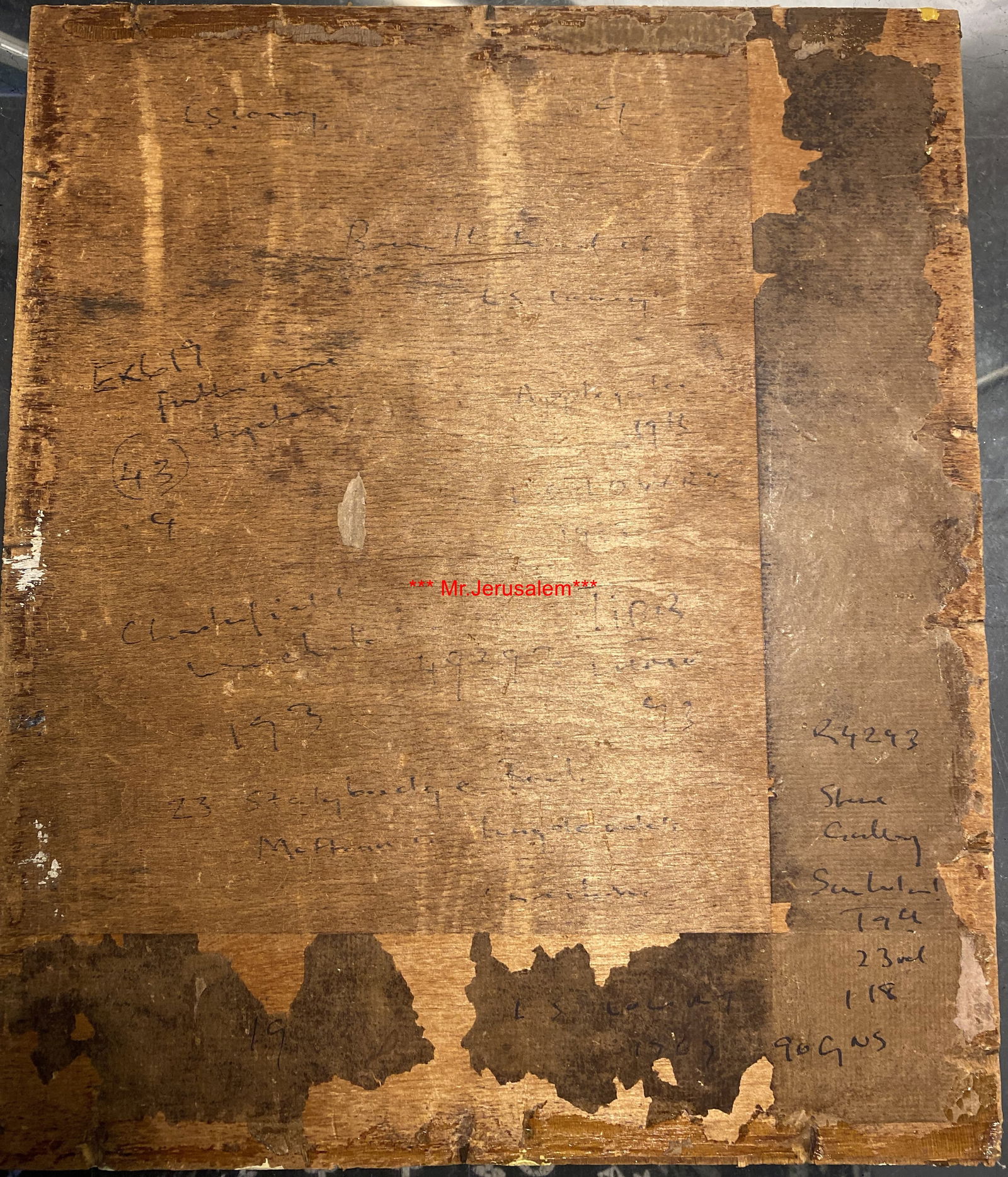 Lowry, 1963, Original, Oil Painting, Hand Signed, - 4