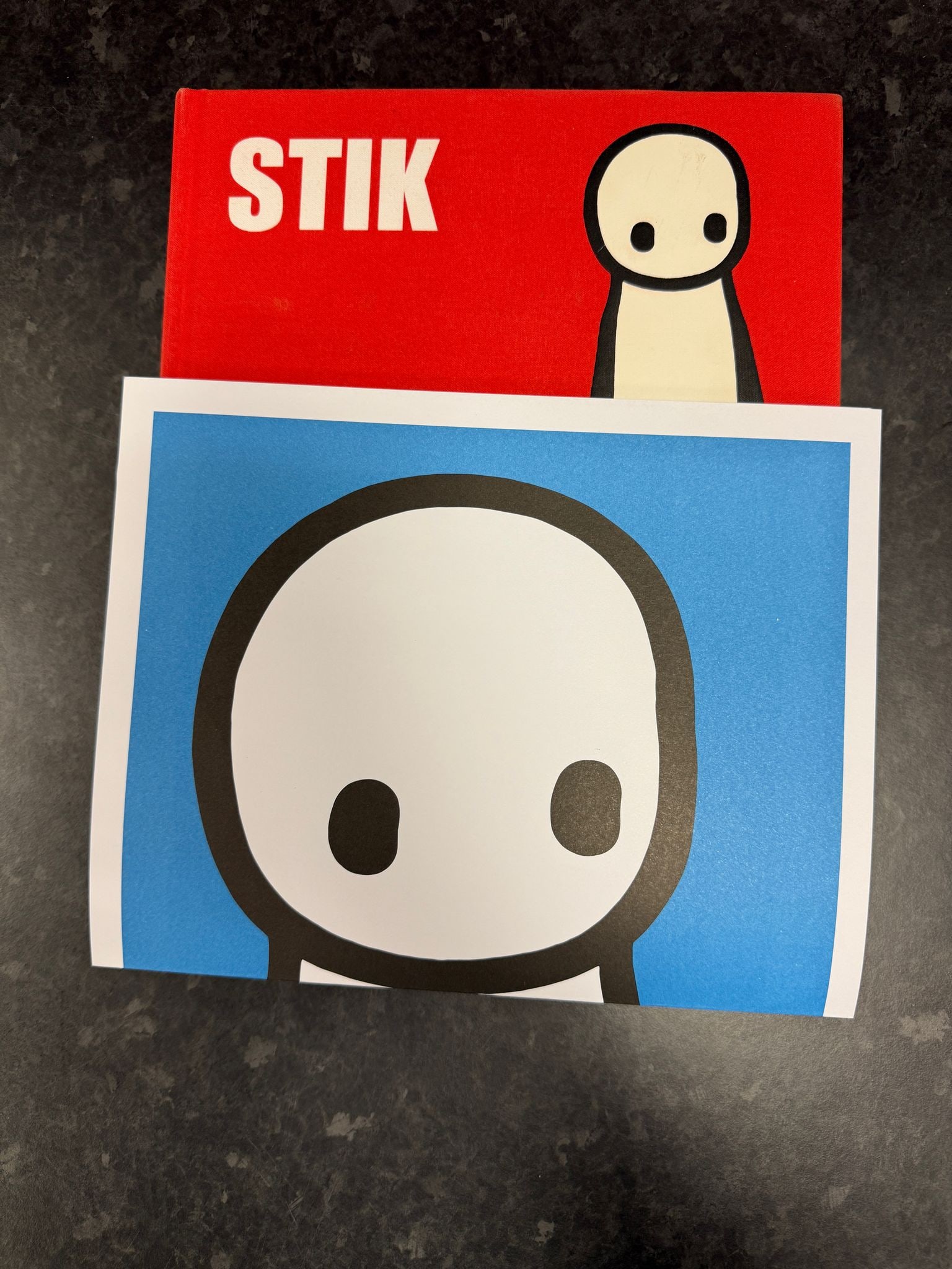 Stik, Signed, Poster, Original Book hand drawing, - 4