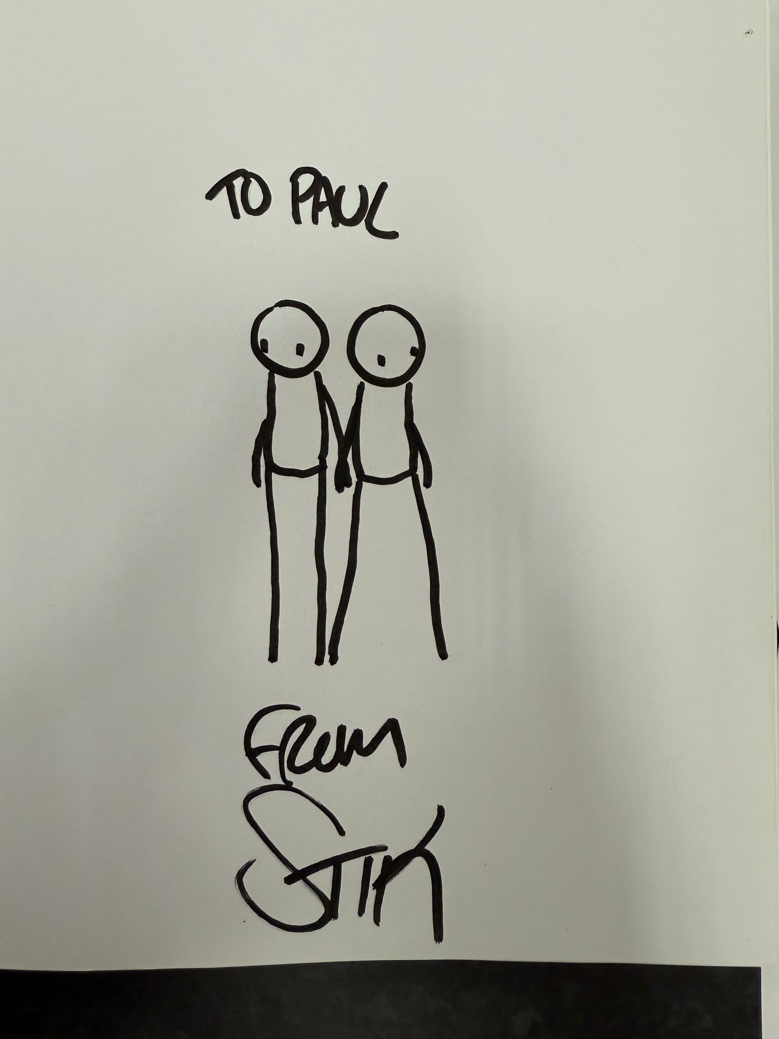Stik, Signed, Poster, Original Book hand drawing, - 6