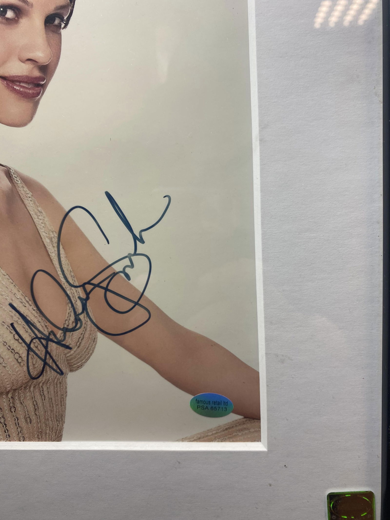 Hilary Swank Signed Photo with COA, - 3